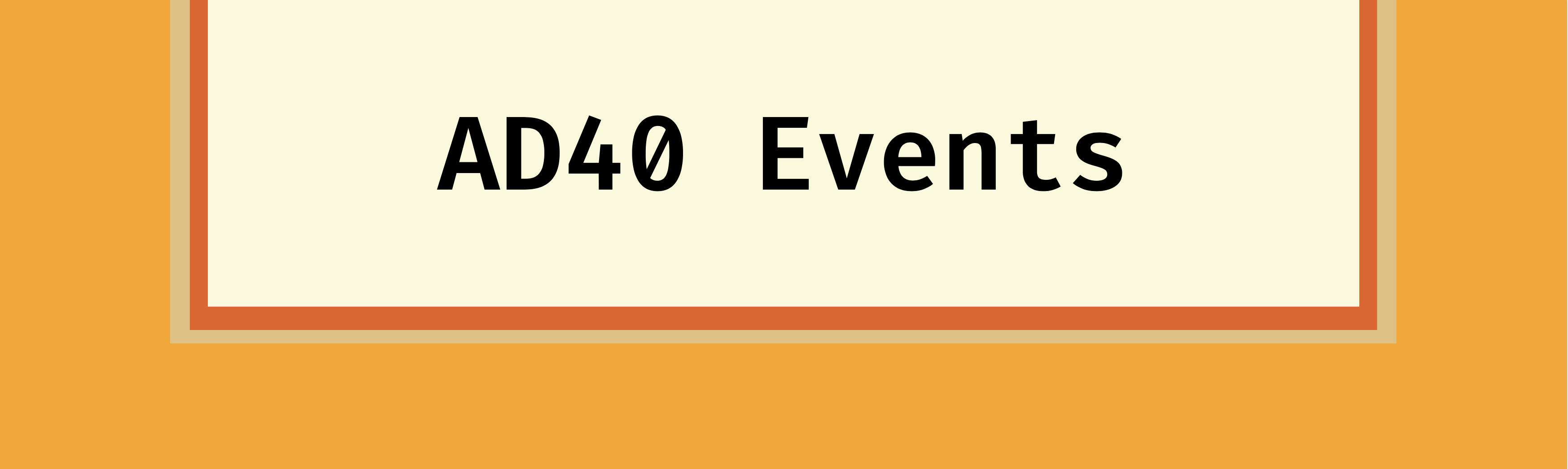 AD40 Events