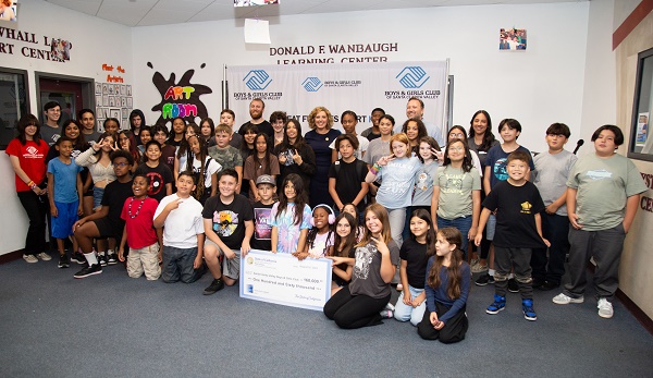 Boys & Girls Club Check Presentation