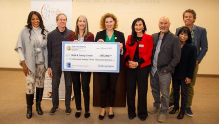 Child and Family Center Check Presentation