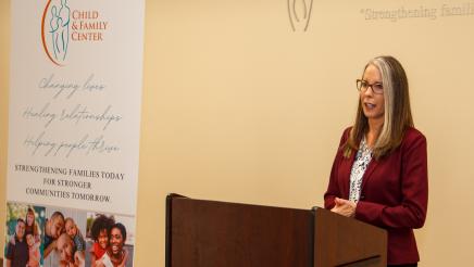 Child and Family Center Check Presentation