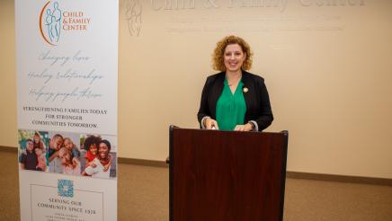 Child and Family Center Check Presentation
