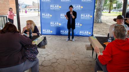 Pizza with Pilar