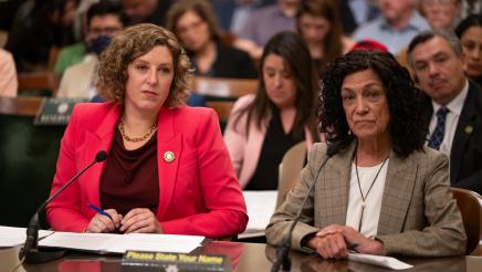 Presenting AB 3074 in Education Committee Hearing