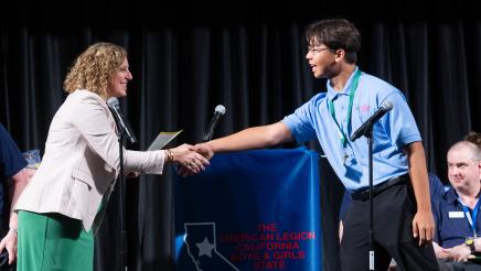 Asm Schiavo Joins with Governor to Honor Boys and Girls State Officers at Inauguration