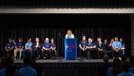 Asm Schiavo Joins with Governor to Honor Boys and Girls State Officers at Inauguration