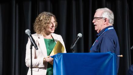 Asm Schiavo Joins with Governor to Honor Boys and Girls State Officers at Inauguration