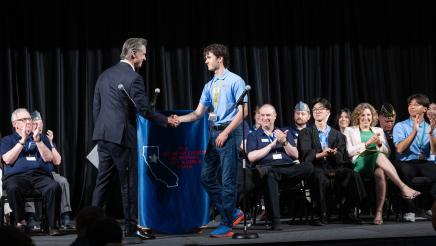 Asm Schiavo Joins with Governor to Honor Boys and Girls State Officers at Inauguration