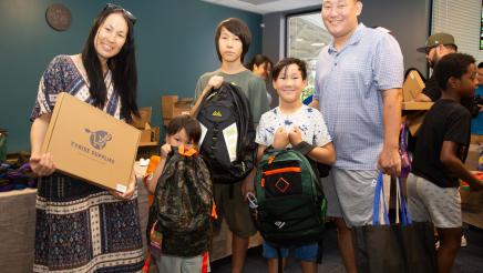 Backpack Give-Away