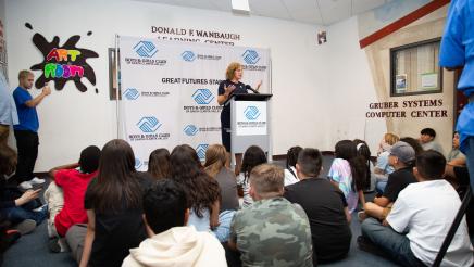 Boys and Girls Club Check Presentation