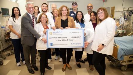 College of the Canyons Check Presentation