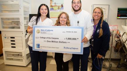 College of the Canyons Check Presentation