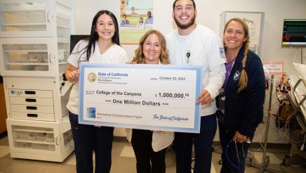 College of the Canyons Check Presentation