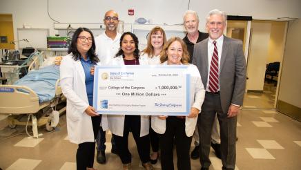 College of the Canyons Check Presentation