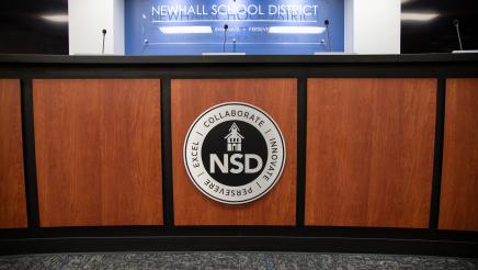 Newhall School District Check Presentation
