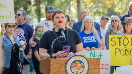 Assemblywoman Pilar Schiavo Hosts Press Conference On Health Impacts From Chiquita Canyon Landfill