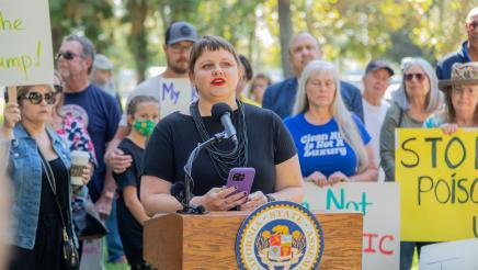 Assemblywoman Pilar Schiavo Hosts Press Conference On Health Impacts From Chiquita Canyon Landfill