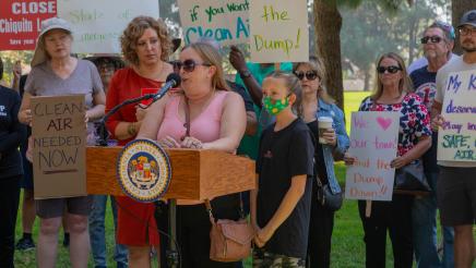 Assemblywoman Pilar Schiavo Hosts Press Conference On Health Impacts From Chiquita Canyon Landfill