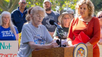 Assemblywoman Pilar Schiavo Hosts Press Conference On Health Impacts From Chiquita Canyon Landfill