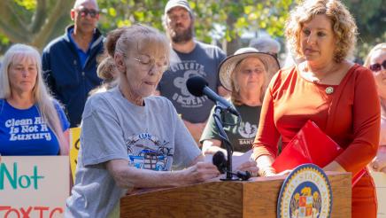 Assemblywoman Pilar Schiavo Hosts Press Conference On Health Impacts From Chiquita Canyon Landfill