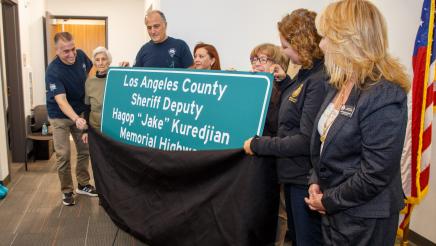 Jake Kuredjian Memorial Highway Ceremony