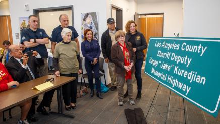 Jake Kuredjian Memorial Highway Ceremony